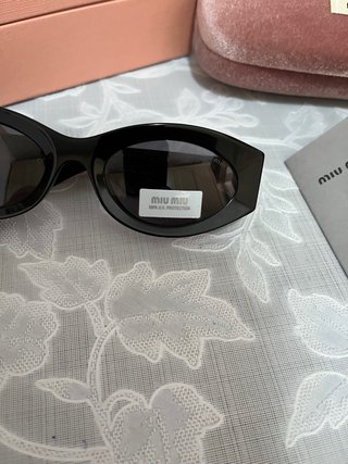 Occhiali da sole Miu Miu neri