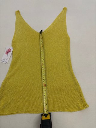 Top verde amarillo brillante