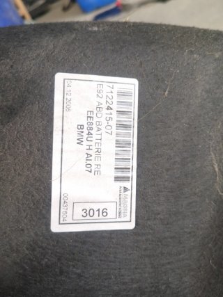 Ocultador Batería BMW E92