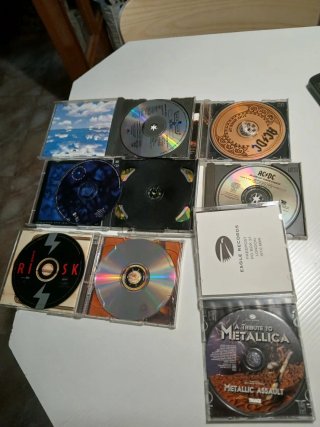 Lote 4 CDs Heavy Metal Rock
