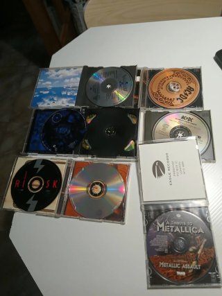 Lote 4 CDs Heavy Metal Rock