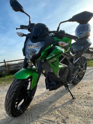 Kawasaki 125 Verde Deportiva