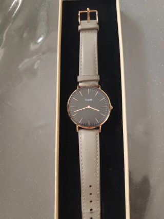 Orologio Cluse oro e grigio