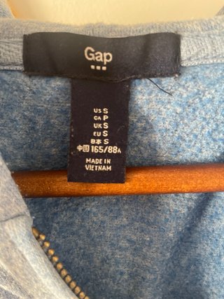 Sudadera Gap Azul con Cremallera