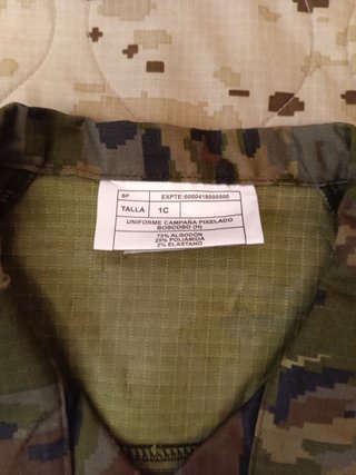 Uniforme de Campaña Pixelado Boscoso 1C