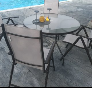 Conjunto Mesa y Sillas Jardín