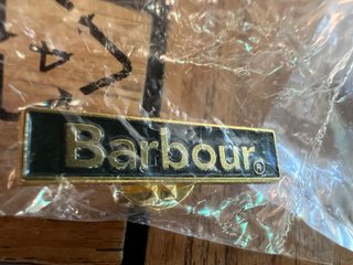 Pines Insignias Barbour originales 5X15€