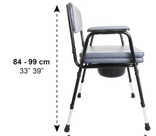 URGE VENDER Silla para inodoro azul y marrón
