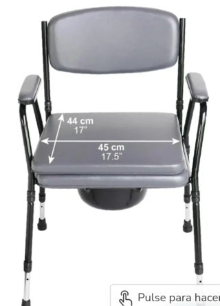 URGE VENDER Silla para inodoro azul y marrón