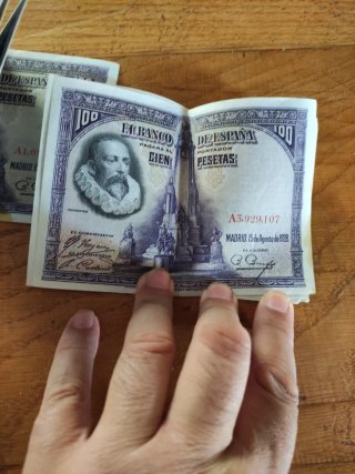 36 Billetes 100 Pesetas 15 Agosto 1928