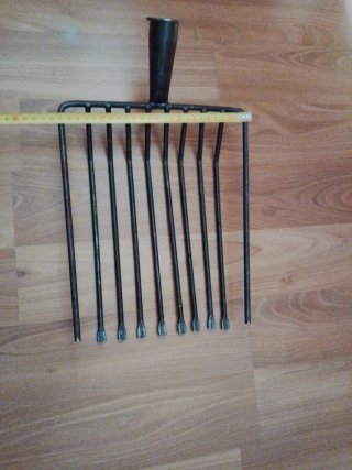 Cabezal horquilla profesional de 10 dientes acero