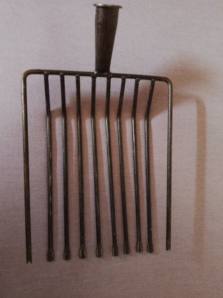 Cabezal horquilla profesional de 10 dientes acero