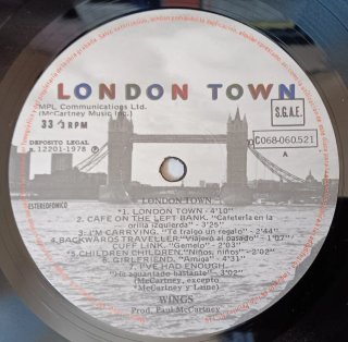 Wings - London Town Vinilo LP