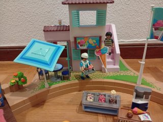 Tienda de Helados Playmobil con Figuras