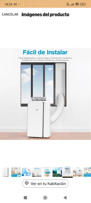 Aire Acondicionado Portátil Midea Pingüino