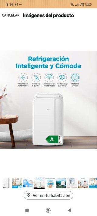 Aire Acondicionado Portátil Midea Pingüino