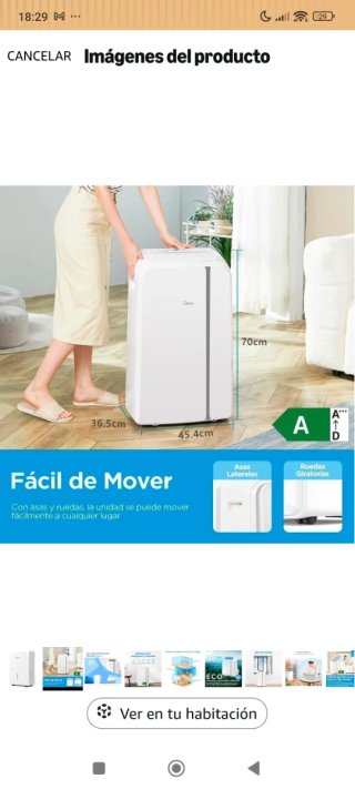 Aire Acondicionado Portátil Midea Pingüino