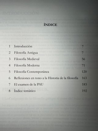 Libro Filosofia PAU Bachillerato