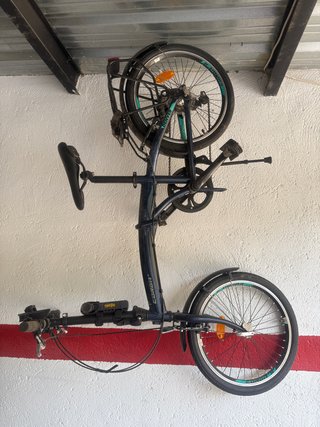 Bicicleta Conor Plegable Azul