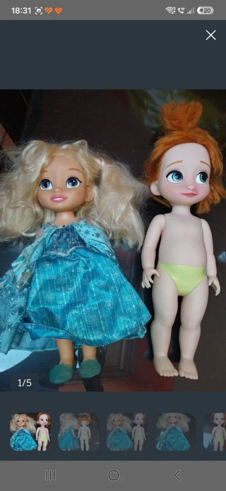 Muñecas Elsa y Anna Frozen