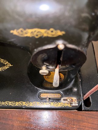 Máquina de coser Singer antigua 1933 conmueble ori