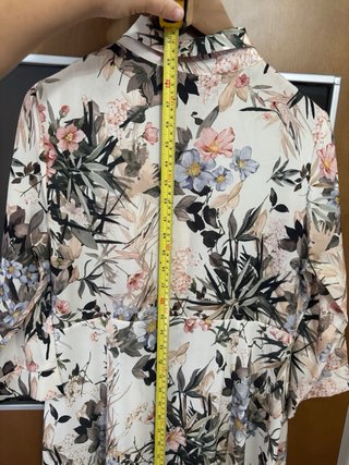 Vestido largo estampado floral