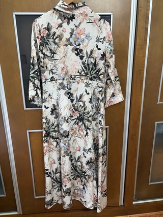 Vestido largo estampado floral