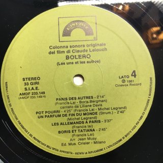 Francis Lai - Michel Legrand Bolero 2XLP