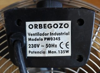 Ventilador Orbegozo PW-0345 Industrial