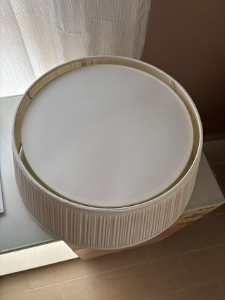 Lámpara de techo blanca