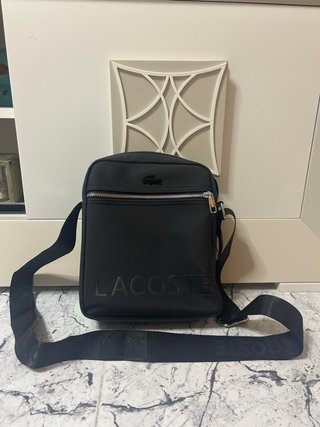Bolso bandolera Lacoste negro