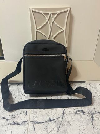 Bolso bandolera Lacoste negro