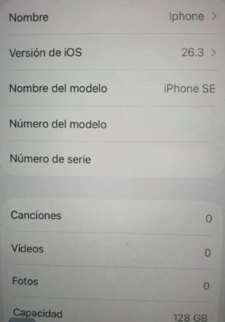iPhone SE da 128GB
