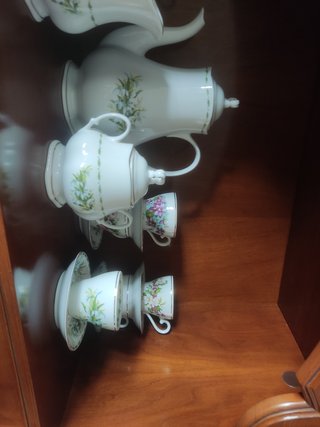 Juego de café Royal Kent porcelana inglesa