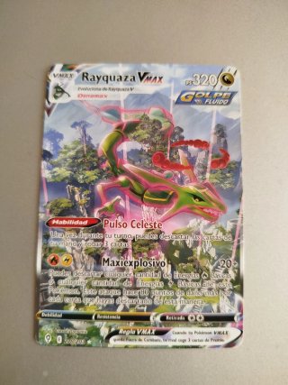 Carta Pokémon Rayquaza VMAX 218/203