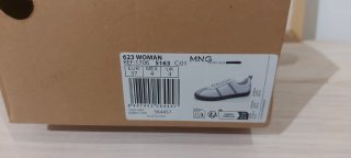 Zapatillas Mango Mujer Beige/Blanco