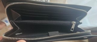 Monedero Zara Unisex Negro