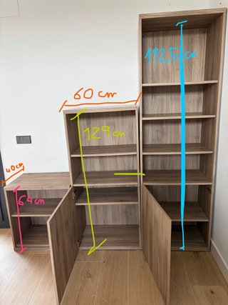 Estanteria modular fusta Ikea