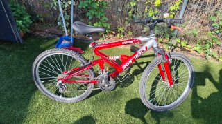 Bicicleta Iron Track Evolution 24" Roja