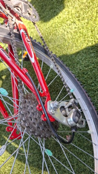 Bicicleta Iron Track Evolution 24" Roja