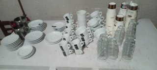 Lote Hostelería/ Cafetería:55 piezas+125 plastico
