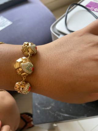 Pulsera Swarovski Corazón Multicolor