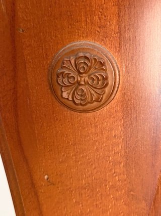 Pareja Sillas Madera Maciza Antiguas