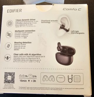 Edifier Comfo C Auriculares Deportivos