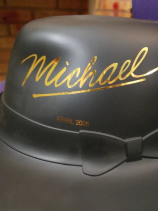 Sobrero Palomitero Michael Jackson Negro Dorado
