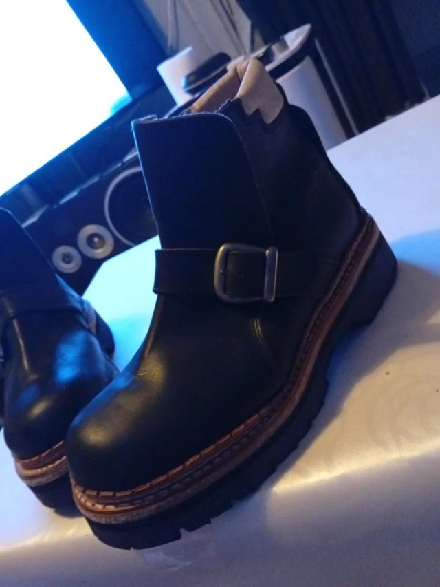 Botas de piel Moreno  41/42 Negras. 3x2 en todo