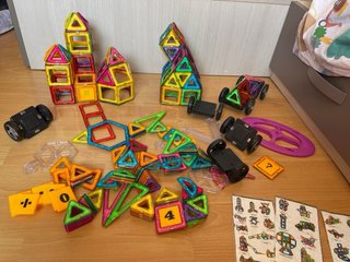 Piezas imantadas construcción