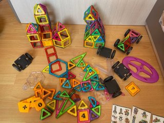 Piezas imantadas construcción
