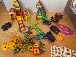 Piezas imantadas construcción
