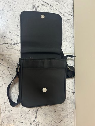 Bolso bandolera Lacoste negro